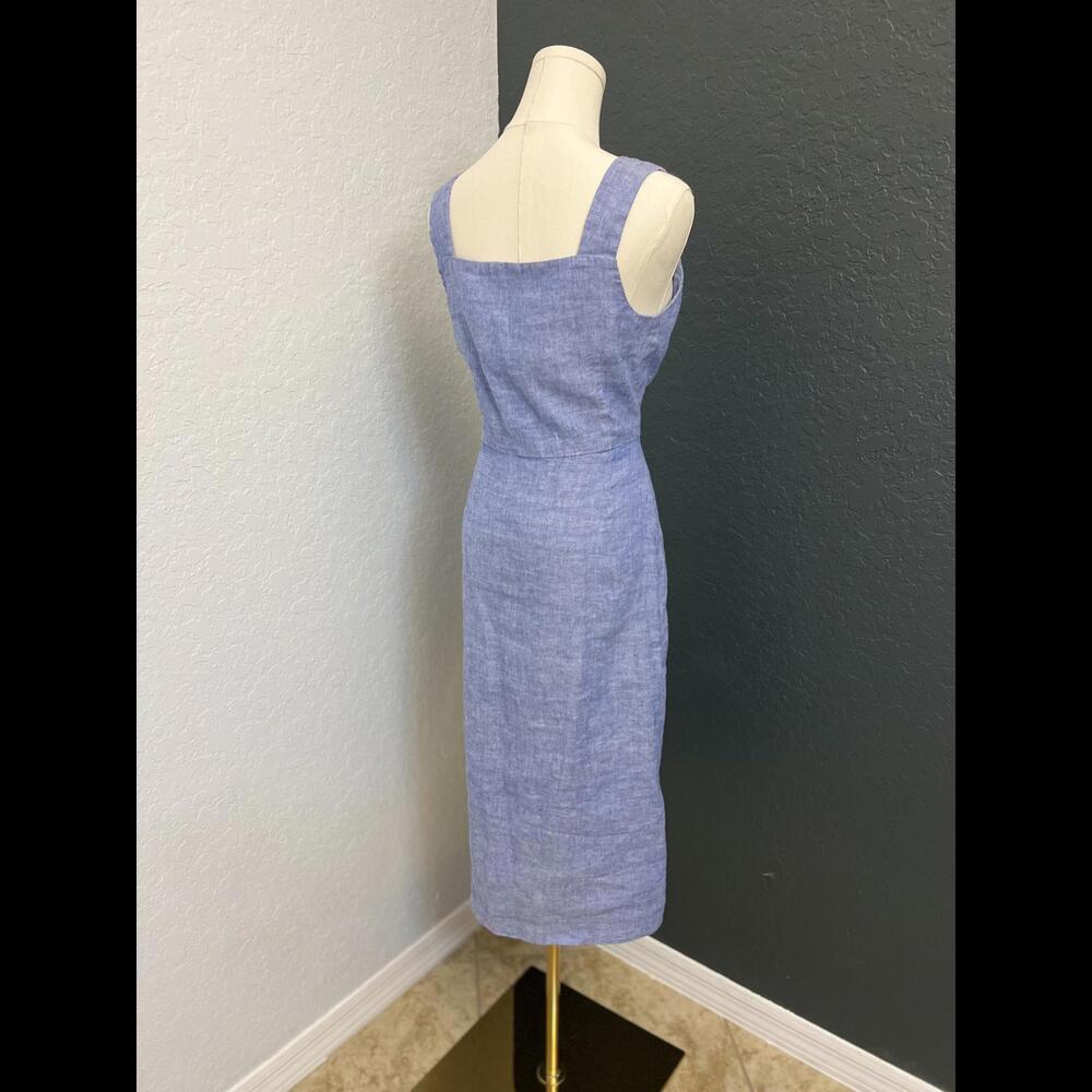 J. Mclaughlin Chic Square Neck Button Down Linen … - image 6